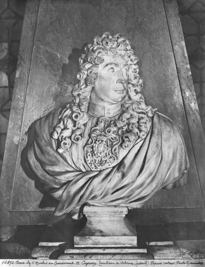 Tomb of Charles Le Brun and his wife, Suzanne Butay, (detail) by Antoine Coysevox